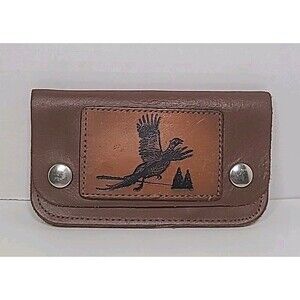 Vintage Pheasant Brown Leather Bifold Wallet